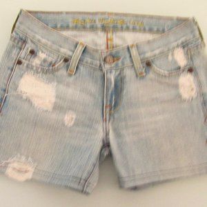 Ruehl  No. 925 Distressed Denim Shorts Size 25 (Juniors)